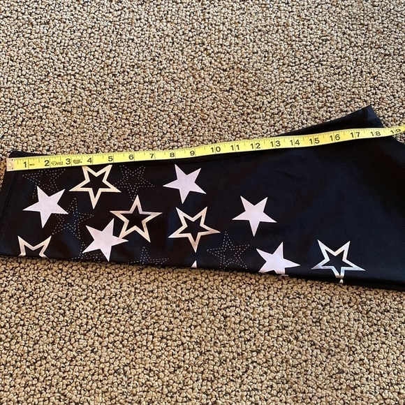 Marc New York Cropped Star Black & Silver Leggings in EUC - Picture 10 of 10